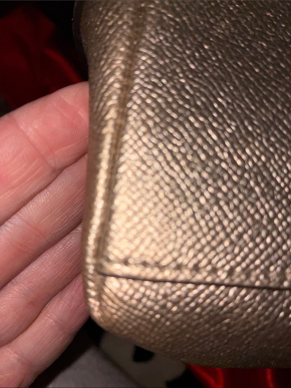Coach Metallic Rose Gold Tote - Picture 9 of 15